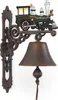 Campanello da parete nostalgico in ghisa con locomotiva Anteprima dell’immagine prodotto 1