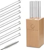 GLASWERK Glas Strohhalm 7er Set (15cm) Strohhalm Produktbild-Vorschau 1