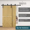 HOMCOM Schiebetürsystem Laufschiene Schiebetürbeschlag 9 Produktbild-Vorschau 5