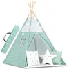 Nukido 740024 Kinder-tipi met lampjes – mintgroen met Productafbeelding-voorbeeld 22
