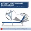 Outsunny Sonnenliege mit Dach klappbar Gartenliege mit Produktbild-Vorschau 4
