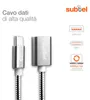 subtel Cavo OTG USB-C (Tipo-C) compatibile con Samsung Anteprima dell’immagine prodotto 2