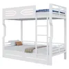 Flieks Etagenbett 90x200cm mit Led, Jugendbett Metallbett Produktbild-Vorschau 4