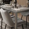 Eettafel set Vicco Grand Grijs 120 x 70 cm met 4 stoelen Productafbeelding-voorbeeld 4