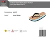 F2 Herren Schuhe Beach Slipper Flip Flops 44/45 Blau/Beige Produktbild-Vorschau 2
