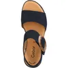 Gabor Sandalette 550.36, Rauleder, Blau, Damen Produktbild-Vorschau 4