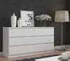 AKORD Furniture Factory OP0LK-160SZ6ARTBIA, Weiß, Eiche, 6 Produktbild-Vorschau 5