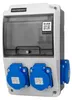 Wandverdeelpaneel XS 16A 2x230V IP44, compacte Productafbeelding-voorbeeld 3