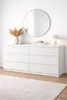 Commode avec façades et tiroirs à motifs rainurés, de Voir les images du produit 4