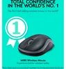 Logitech Optische Maus M185 kabellos dunkelgrau Produktbild-Vorschau 3