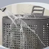 SONGMICS Wäschekorb Plastik, 75 L Wäschesammler, Wäschebox Produktbild-Vorschau 14
