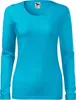 Langärmeliges Baumwoll-T-Shirt für Damen, 95% Baumwolle, 5% Produktbild-Vorschau 4