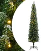 vidaXL Umelý vianočný stromček slim 300 LED diód 210 cm Náhľad obrázku produktu 8