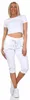 Caprihose Kurze Sommerhose mit Stretch 36 bis 48 Produktbild-Vorschau 4