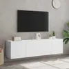 vidaXL TV-Wandschränke 2 Stk. Weiß 80x30x41 cm Produktbild-Vorschau 4