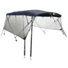 vidaXL 3-Bow Bimini-Top avec panneaux latéraux en maille Voir les images du produit 10