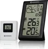 A weather station with a separate sensor unit is displayed against a white background. Produktbild-Vorschau