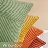 EMEMA Kissenbezug Kordsamt 4er Set Herbst Patchwork Produktbild-Vorschau 5