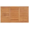 vidaXL Garten-Esstisch 140x80x77 cm Massivholz Teak Produktbild-Vorschau 3