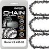3x Sägekette 45cm 1,3mm 3/8" 61TG für Gude KS 450-55 Produktbild-Vorschau 1