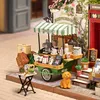 Puzzle 3D, Minicasa DIY Aromatic Coffee Cart, RoLife, 162 Anteprima dell’immagine prodotto 11