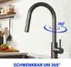 AICA Küchenarmatur mit 2 Wasserauslassmodi ausziehbar Produktbild-Vorschau 4