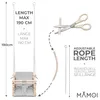 MAMOI Balançoire enfant 3en1 avec ceinture de sécurité, Voir les images du produit 3