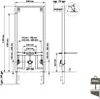 Belvit Trockenbau Vorwandelement, Montageelement für Bidet Produktbild-Vorschau 2