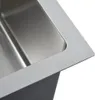 vidaXL Handgefertigte Küchenspüle Edelstahl Produktbild-Vorschau 6