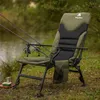 CampFeuer Angelstuhl Moosgrün/Schwarz, Höhenverstellbar, Produktbild-Vorschau 2