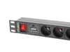 Lanberg PDU-04E04I-0200-BK Stromverteilereinheit (PDU) 4 Produktbild-Vorschau 3