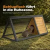 Hasenstall Kaninchenstall Dreieck Moritz 096 | 115 x 56,5 x Produktbild-Vorschau 5