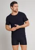 Schiesser Herren T-shirt Rundhals Gr. 6  blauschwarz Produktbild-Vorschau 9