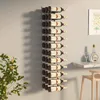 Wand-Weinregal für 36 Flaschen Weiß Eisen , Weinregale Produktbild-Vorschau 1
