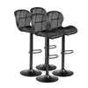 FURNIFY® 4er Set Barhocker LIVA | Höhenverstellbarer Produktbild-Vorschau 1