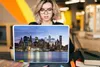 MuchoWow® Laptop Aufkleber Sticker Cover New York - Wasser Produktbild-Vorschau 5