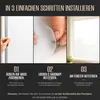 Meisterhome® Fenster Sonnenschutz mit Saugnäpfen - Weiß - Produktbild-Vorschau 4