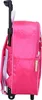 Side view of a pink rolling backpack. Produktbild-Vorschau
