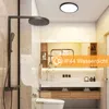 ZMH Plafonnier LED  Ø22cm  Plat 18W Lampe de couloir Noir Voir les images du produit 4