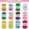 12 Colours Wool for Crochet Knitting, DIY Acrylic Wool Set, Produktbild-Vorschau 2