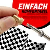 Fahrrad-Ventil Adapter auf Schrader mit Kappen 4er Set Produktbild-Vorschau 4