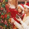 Weihnachtskugeln-Set, 40 Stück, unzerbrechlich, rot-grün, Rentier-Motiv Productafbeelding-voorbeeld