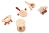 5-teiliges Holzrassel-Set für Babys: Multifunktionales Produktbild-Vorschau 3