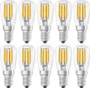 A product shot of ten LED filament light bulbs arranged in two rows on a white background. Produktbild-Vorschau