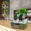 Vnitřní fontána Stolní fontána s rostlinami, LED osvětlení, Náhled obrázku produktu 6