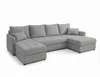 AX LIVING Ecksofas groß Dolceo 287 cm – Sofa grau mit Produktbild-Vorschau 2