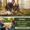 Eli®Couteau à champignons avec brosse et sac en coton pour Voir les images du produit 2