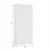 Stamar | Badezimmer, Hängeschrank, 40x90 cm, Weiß, Produktbild-Vorschau 5