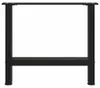 vidaXL Gambe del tavolino nero 2 pezzi 60x(42-43) cm Anteprima dell’immagine prodotto 4