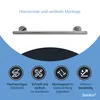 Sanics Handtuchhalter Silber Inklusive Montageset 40 CM - Produktbild-Vorschau 4